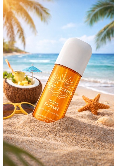 Ibiza Sunset Gourmand & Powdery Body Mist 180 Ml