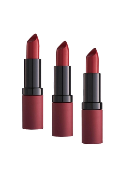 Tr Matte Lipstick No: 25 - Yoğun Pigmentli Kadifemsi Mat Ruj 3 Paketi Genel