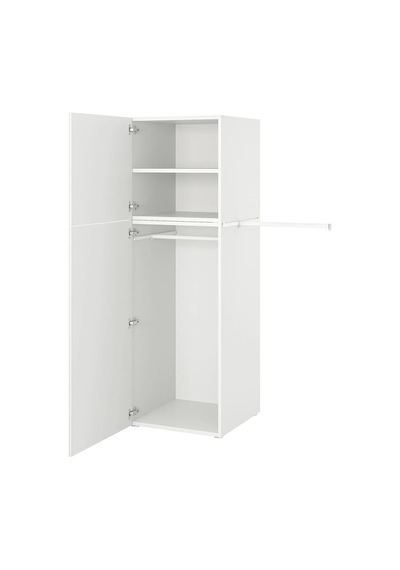 Ikea Beyaz Modern Kapaklı Gardırop 107x57x181 Cm