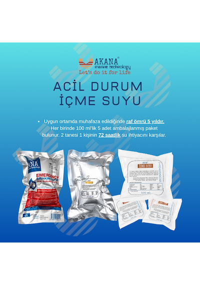 Ana Acil Durum Suyu 5 x 100 ML