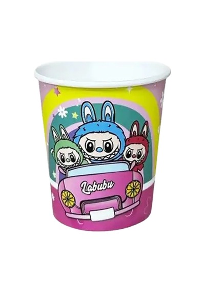 Bardak Labubu 8li Karton Bardak 7 Oz