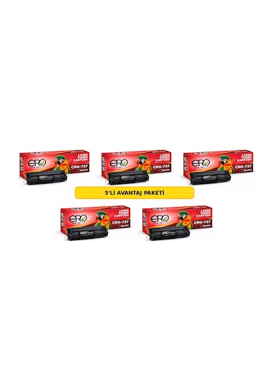 Crg737 Canon Mf-249dw Uyumlu Toner - 5'li  Paket