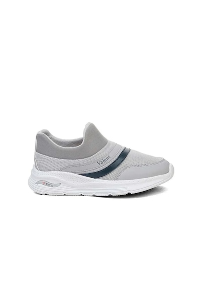 Bağcıksız Aqua Ultra Hafif Ortopedik Unisex Spor Ayakkabı Gri