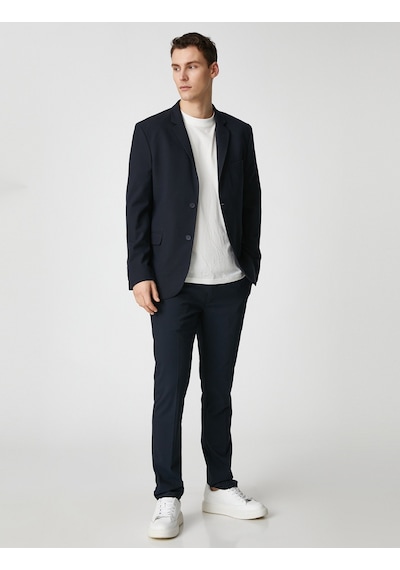 Koton Basic Blazer Ceket Düğmeli Cep Detaylı Lacivert 3wam50026hw 3WAM50026HW704 Lacivert Koton Basic Blazer Ceket Düğmeli Cep Detaylı Lacivert 3wam50026hw 3WAM50026HW704 Lacivert