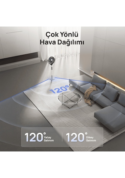 DREO Smart TurboPoly Fan 565S Akıllı Ayaklı Vantilatör, 1500+ Renk Işık, Ayarlanabilir Yükseklik, WiFi & Alexa, 6 Mod, 3D Salınım Beyaz DREO Smart TurboPoly Fan 565S Akıllı Ayaklı Vantilatör, 1500+ Renk Işık, Ayarlanabilir Yükseklik, WiFi & Alexa, 6 Mod, 3D Salınım Beyaz