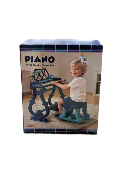 Mey İthalat Urt034-002 Ayaklı 49 Tuş Piano Org - Lacivert