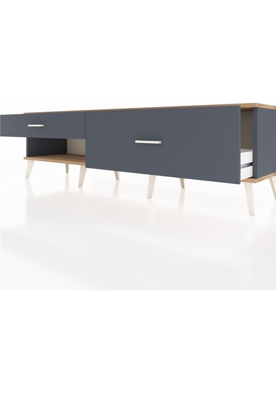 Hyperion Tv Ünitesi 2 Çekmeceli 176x44x51 Antrasit-çam/antrasit Atlas Çam/antrasıt Hyperion Tv Ünitesi 2 Çekmeceli 176x44x51 Antrasit-çam/antrasit Atlas Çam/antrasıt