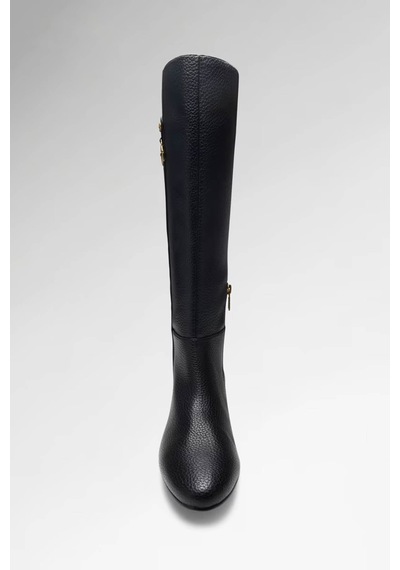 Guess G Boots Suni Deri Siyah Kadın Çizme Flfanaele11