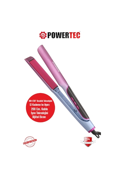 Powertec TR-2830 Seramik Iontech Saç Düzleştirici