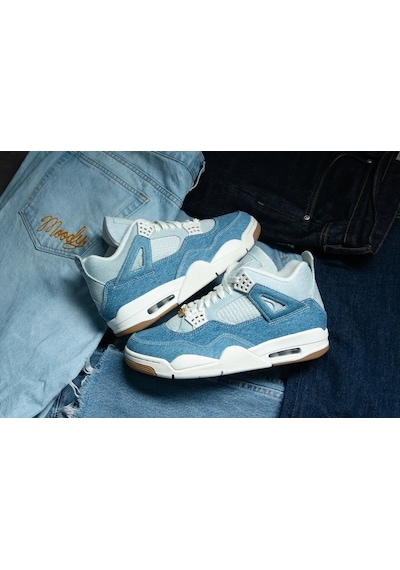 Nike Air Jordan Retro 4 Denim 'worn Blue'-sportxstore Mavi