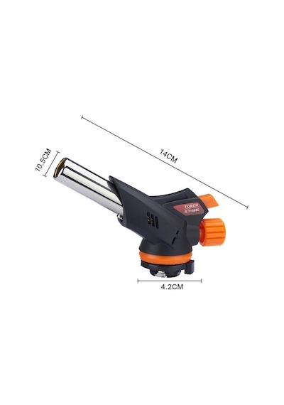 Depomega Ws-509c 1300 Derece Profesyonel Pürmüz Kafa Çakmak + Gaz 3 Adet Çok Renkli