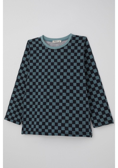 Breeze Erkek Çocuk Pijama Takımı Ekose Desenli 4-8 Yaş, Karışık Renk Karışık Renk