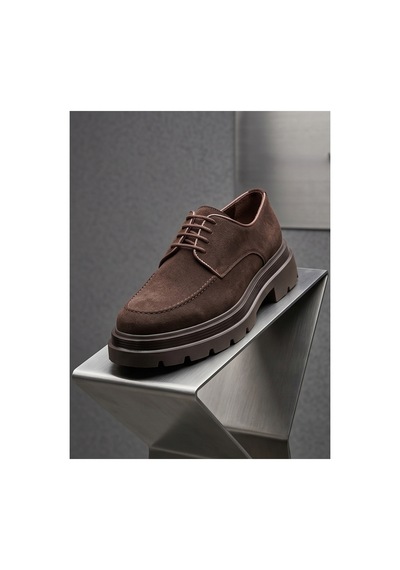 Crc Ayakkabı Kahverengi %100 Hakiki Deri Office & Street Style Ayakkabı - Ultra Lightweight