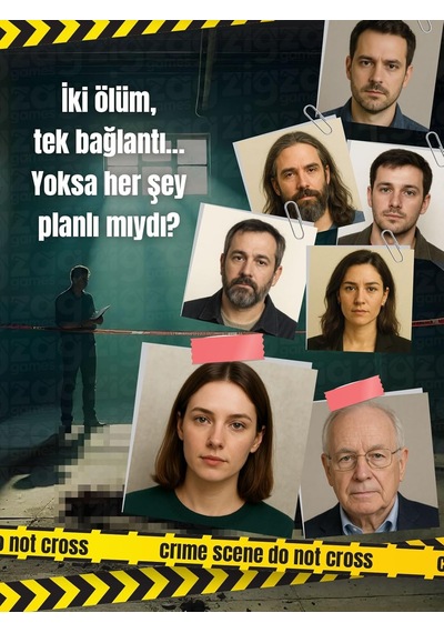 Mysterious Cases Çifte Tuzak, Seri Katil Dosyası, Dedektif Oyunu, Bulmaca, 16+ Yaş
