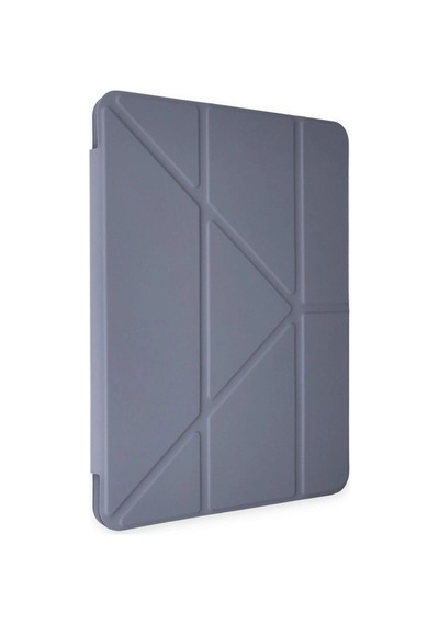 Apple iPad Uyumlu 10.2 8.nesil Kılıf Kalemlikli Mars Tablet Kılıfı - Lavender