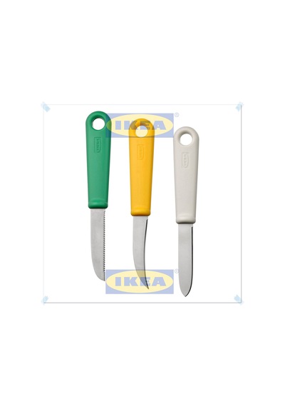 Uppfylld Paslanmaz Çelik 3 Çeşit Soyma Bıçağı Seti, 3 Parça, 18 Cm - 706783943 Diğer
