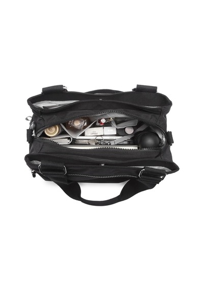Krinkıl Kumaş Kadın Çantası Smart Bags 1125 Siyah