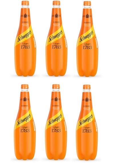 Schweppes Mandalina Aromalı Gazlı İçecek 1 Lt X 6 Adet