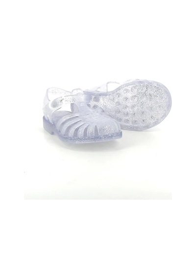 Meduse Sunmif Mat Argent Paillete - Mat Şeffaf Kız Çocuk Sandalet
