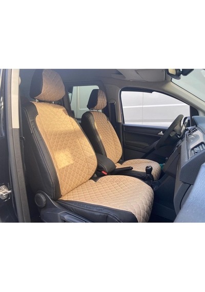Volkswagen Caddy Araca Özel Deri Oto Koltuk Kılıfı (500736405)