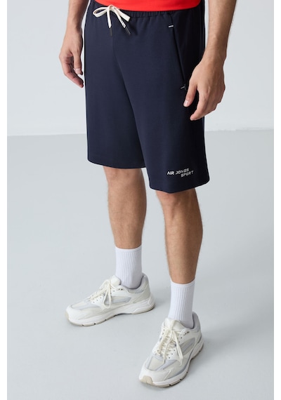 Air Jones Tommy Life Lacivert Pamuklu Kalın Yumuşak Dokulu Standart Fit Basic Erkek Şort - 81276 Lacivert Air Jones Tommy Life Lacivert Pamuklu Kalın Yumuşak Dokulu Standart Fit Basic Erkek Şort - 81276 Lacivert