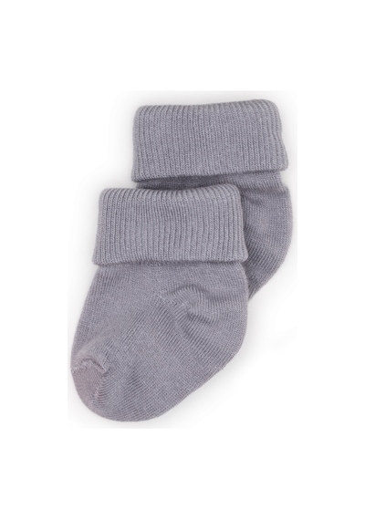 Novibaby 2'li Bambu Bebek Çorap I Cloud I 0 6 Ay I Gri Yenidoğan Bebek Çorabı Çok Renkli
