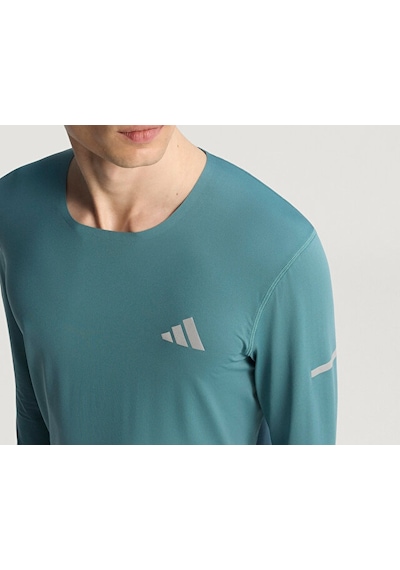 Adidas Adi365 Co Ls M Erkek Koşu Uzun Koşu Tişört Kb9917 Mavi Mavi