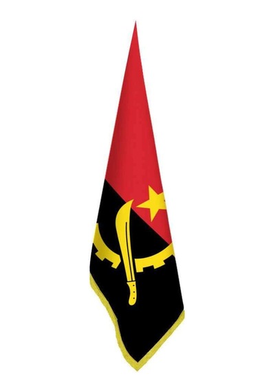 Angola Bayrağı -ofis -makam-toplantı Odaları - Saçaklı Makam Bayrağı 1