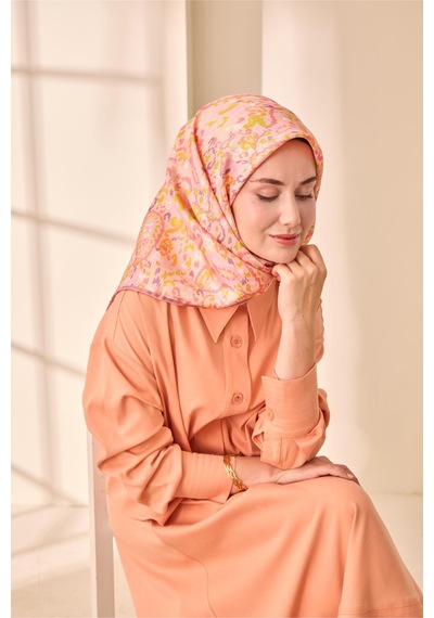 Silk Home Twill İpek Eşarp 11478-31 Pembe, Fıstık Yeşili, Antik Pembe, Mint
