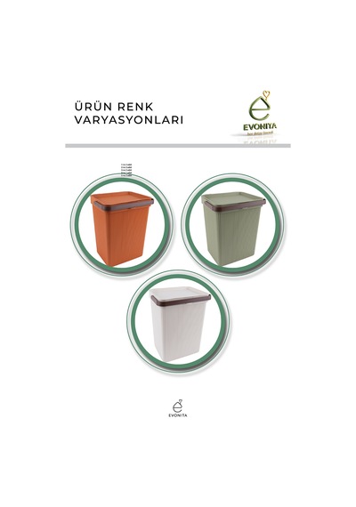 Kapaklı Çok Amaçlı Sepet 10 Litre Düzenleyici Saklama Kutusu Mutfak Banyo Oyuncak Organizer Renkli