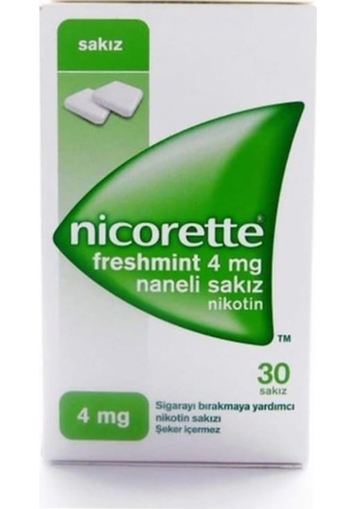 Nicoreettee Freshmintt 4mg Naneli Nicotiin Sakızı 30lu
