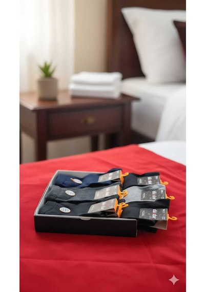 Unisex Modal Soket Çorap, Asorti, 12'li Kutu Set3 Unisex Modal Soket Çorap, Asorti, 12'li Kutu Set3