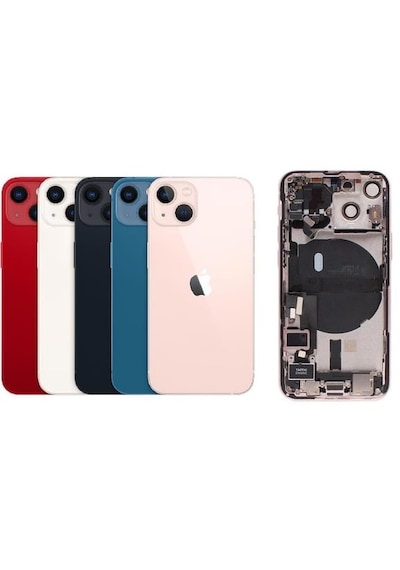 Apple Uyumlu  iPhone 13 Full Dolu Kasa Kırmızı Diğer