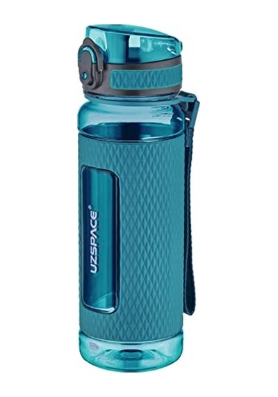 Ayrex Uzspace Fiftyfifty 520ml Tritan Su Matarası Silikon Korumalı Kaydırmaz Gövde Yeşil Genel