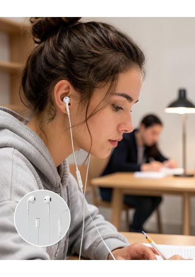 Kablolu Kulaklık Ergonomik Tasarım Uczzzkablolukulaklık-7 Diğer
