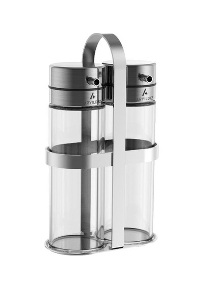 Aryıldız Canyon 3 Parça 200ml Yağlık Sirkelik Seti Şeffaf
