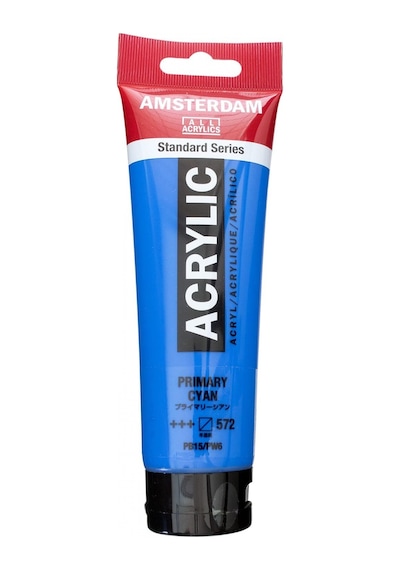 Amsterdam Standart Akrilik Boya 120ml Primary Cyan / 572 Diğer