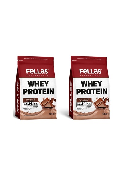 Performance Çikolata Aromalı Whey Protein 525g 2 Li Paket Ahududu