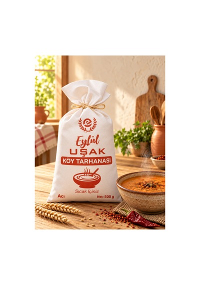Uşak Eylül Acı Köy Tarhanası El Yapımı 500 G