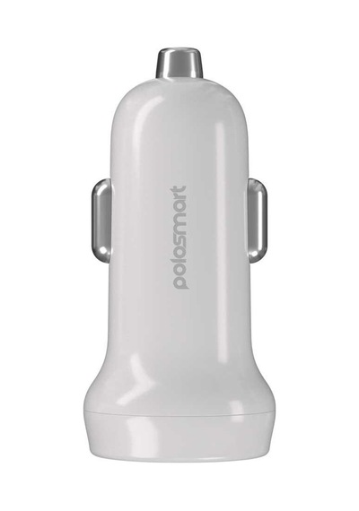 Polosmart Pbs102 2 Usb'li Araç Şarj Cihazı Beyaz