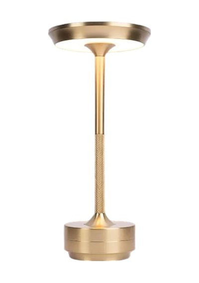 Cata Ct-8438 Toronto Gold Şarjlı Masa Lambası Aydınlatma Dokunmatik Dimmer 3 Farkli Renk Ayari Işık Lamba Ofis Çalışma