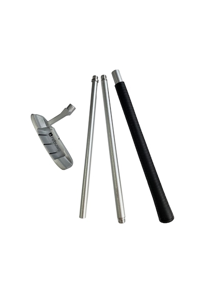 Rebuwo Kauçuk Saplı Golf Sopası Modüler Alüminyum Alaşımlı 86 Cm Golf Putter Gri