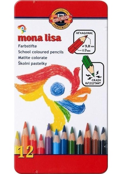 Koh-ı Noor Set Of Artist S Coloured Pencils 3812 12