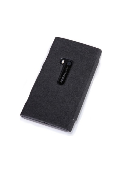 Nillkin Lumia 920 İle Uyumlu Ağaç Desenli Deri Kılıf Siyah Renk
