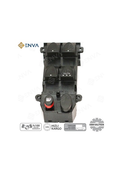 Honda Civic Sol Cam Açma Düğmesi Anahtarı 2006-2010 5-buton