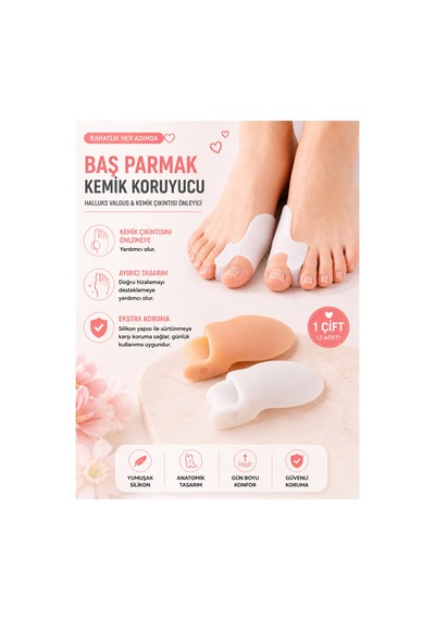 Ayak Başparmak Kemik Koruyucu Halluks Valgus Parmak Koruyucu Kemik Çıkıntısı Önleyici - 878866378