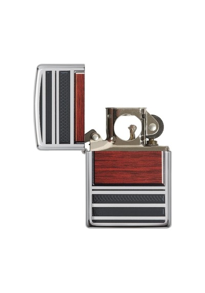 Zippo Çakmak Steel And Wood Pipo Çakmağı 28676