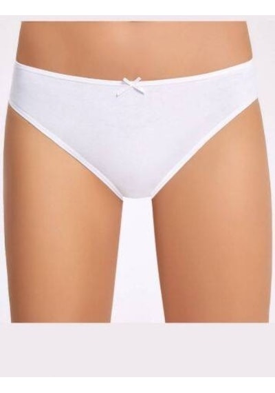 Likralı Fiyonklu Kadın Bikini Külot 10 Adet 001