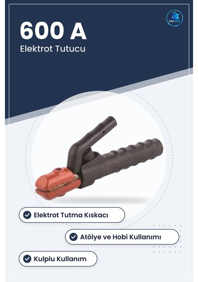 Kaynak Pensesi 600 Amper Elektrot Tutucu Pense Hırdavat Manuel El