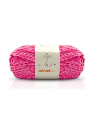 Sensy Velvet Slim El Örgü Ipi Battaniye Ipi Kazak Ipi Bebek Battaniye Ipi Kadife Ip Amigurumi Ip Pembe